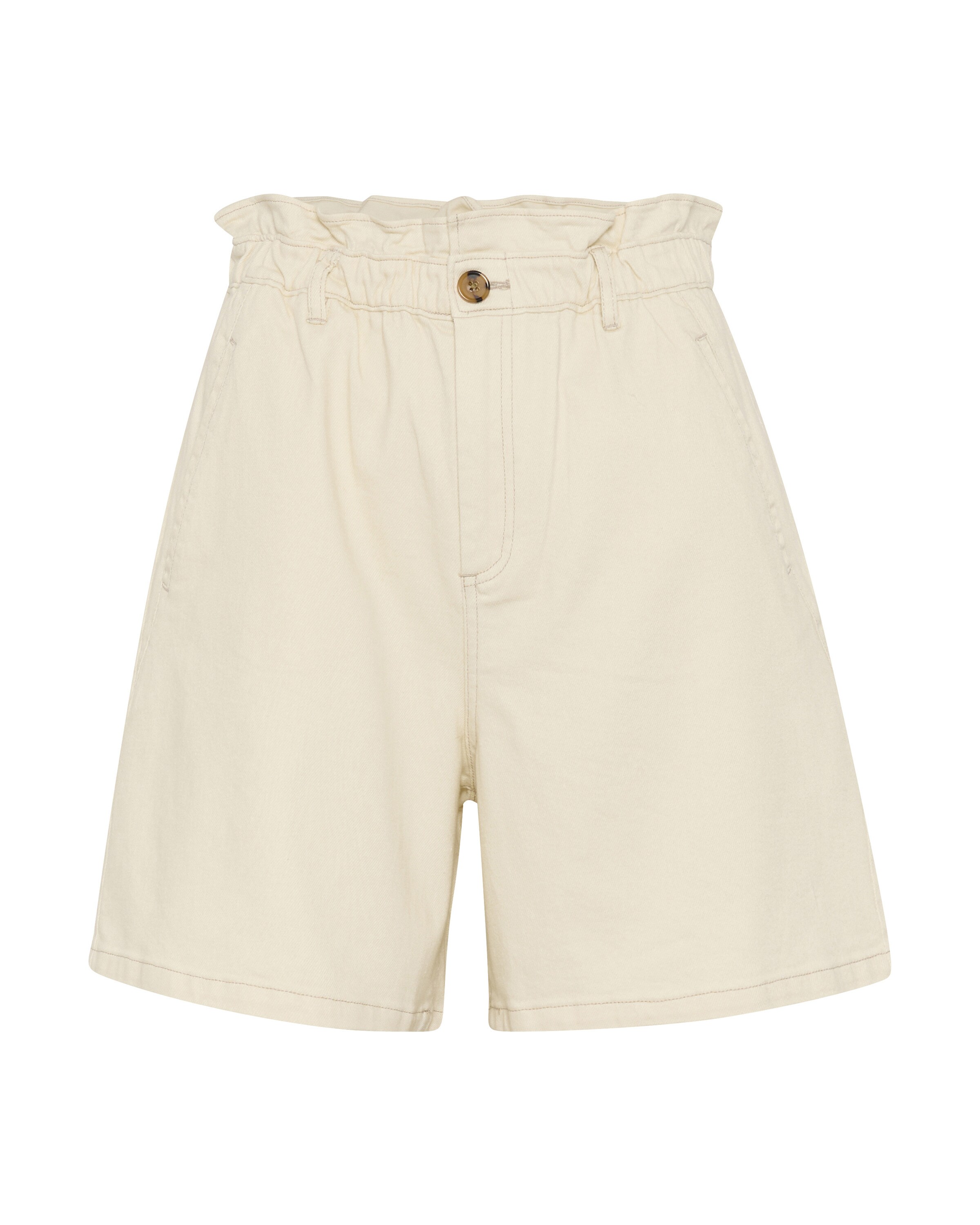 SAINT TROPEZ Loosefit Broek in Wit: voorkant