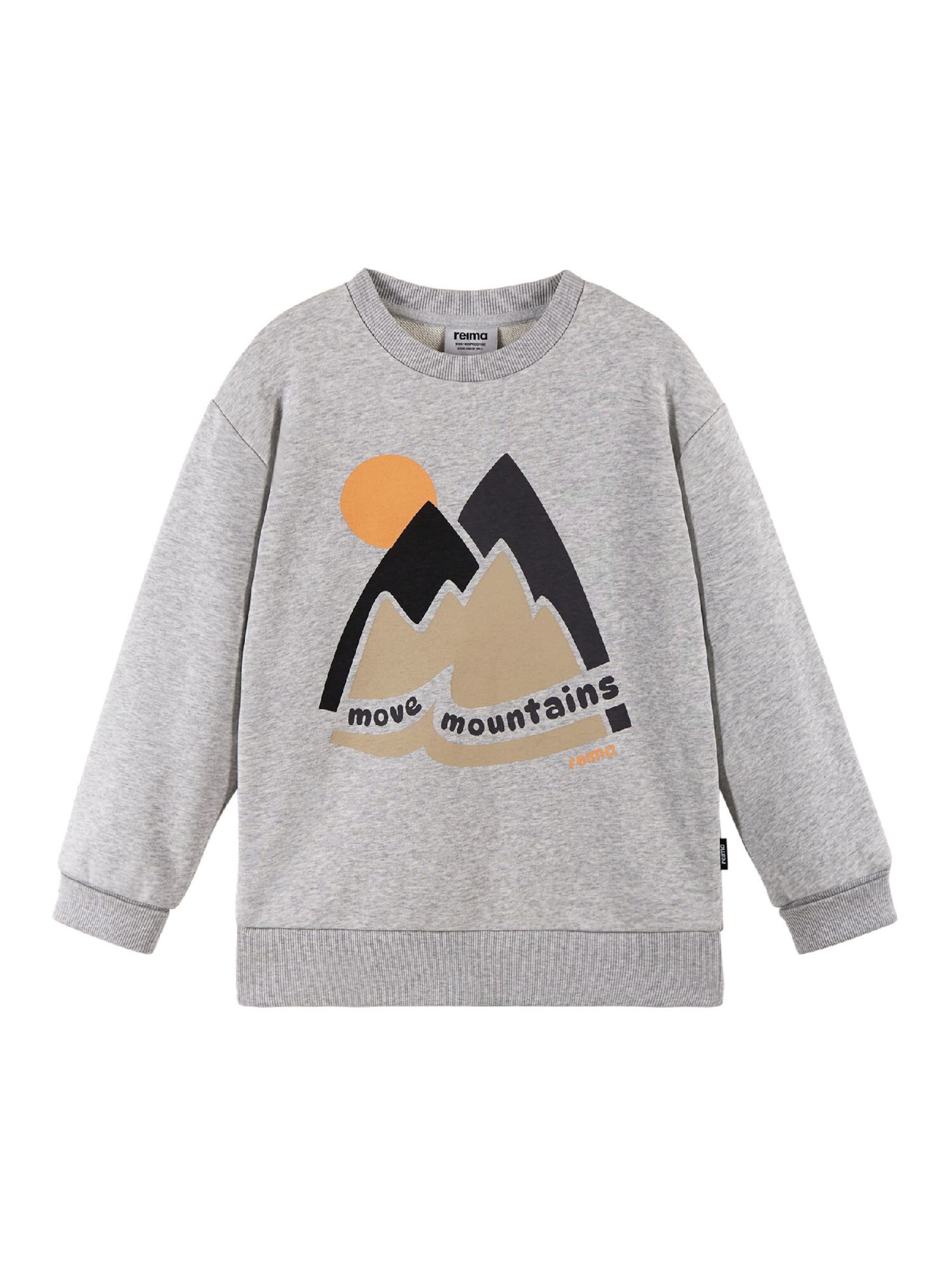 Reima Sweatshirt 'Collari' in Grijs: voorkant