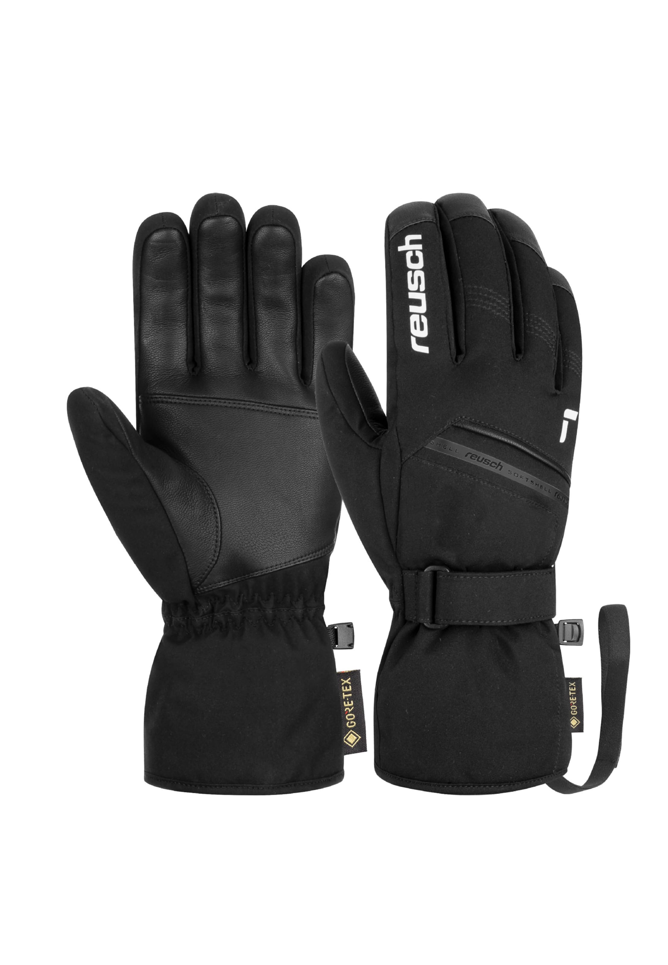 REUSCH Full finger gloves 'Morris' in Black: front