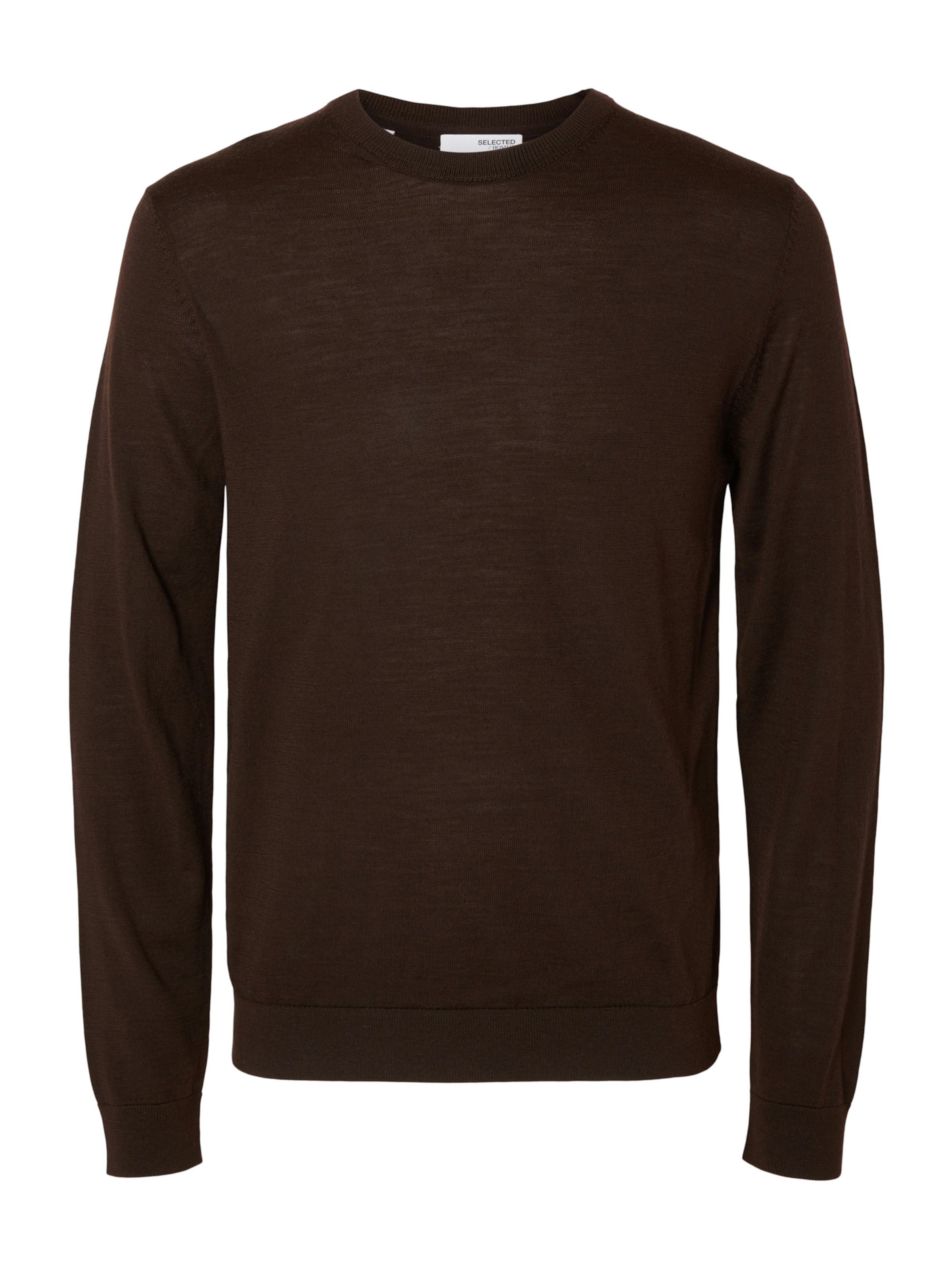 Pull-over SELECTED en marron : devant