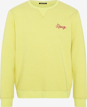 CHIEMSEE Sweatshirt in Yellow: front