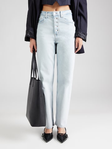 Tommy Jeans Loosefit Jeans 'LAYLA' in Blauw: voorkant