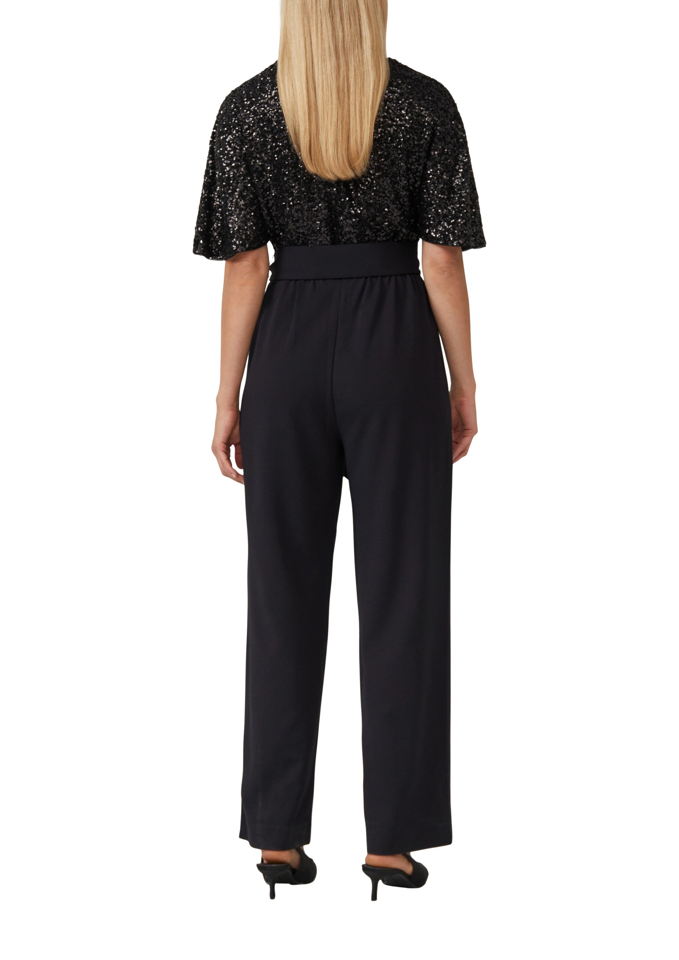 s.Oliver Jumpsuit in Zwart