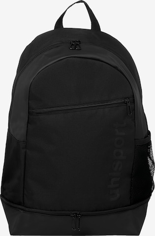 UHLSPORT Sports Backpack in Black: front