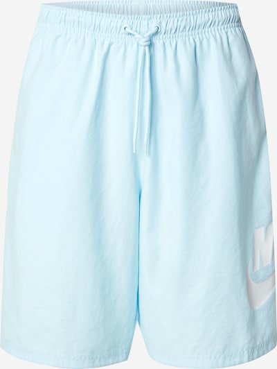 Nike Sportswear Housut 'CLUB' värissä taivaansininen / valkoinen, Tuotenäkymä