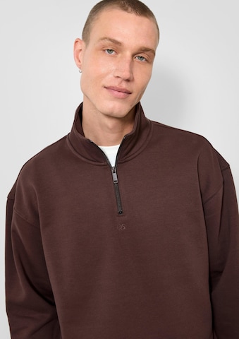 Sweat-shirt QS en marron