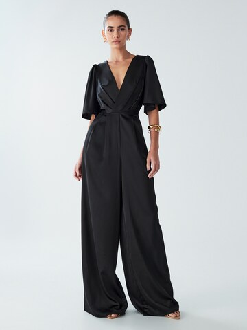 Willa Jumpsuit 'Omaha' in Zwart: voorkant