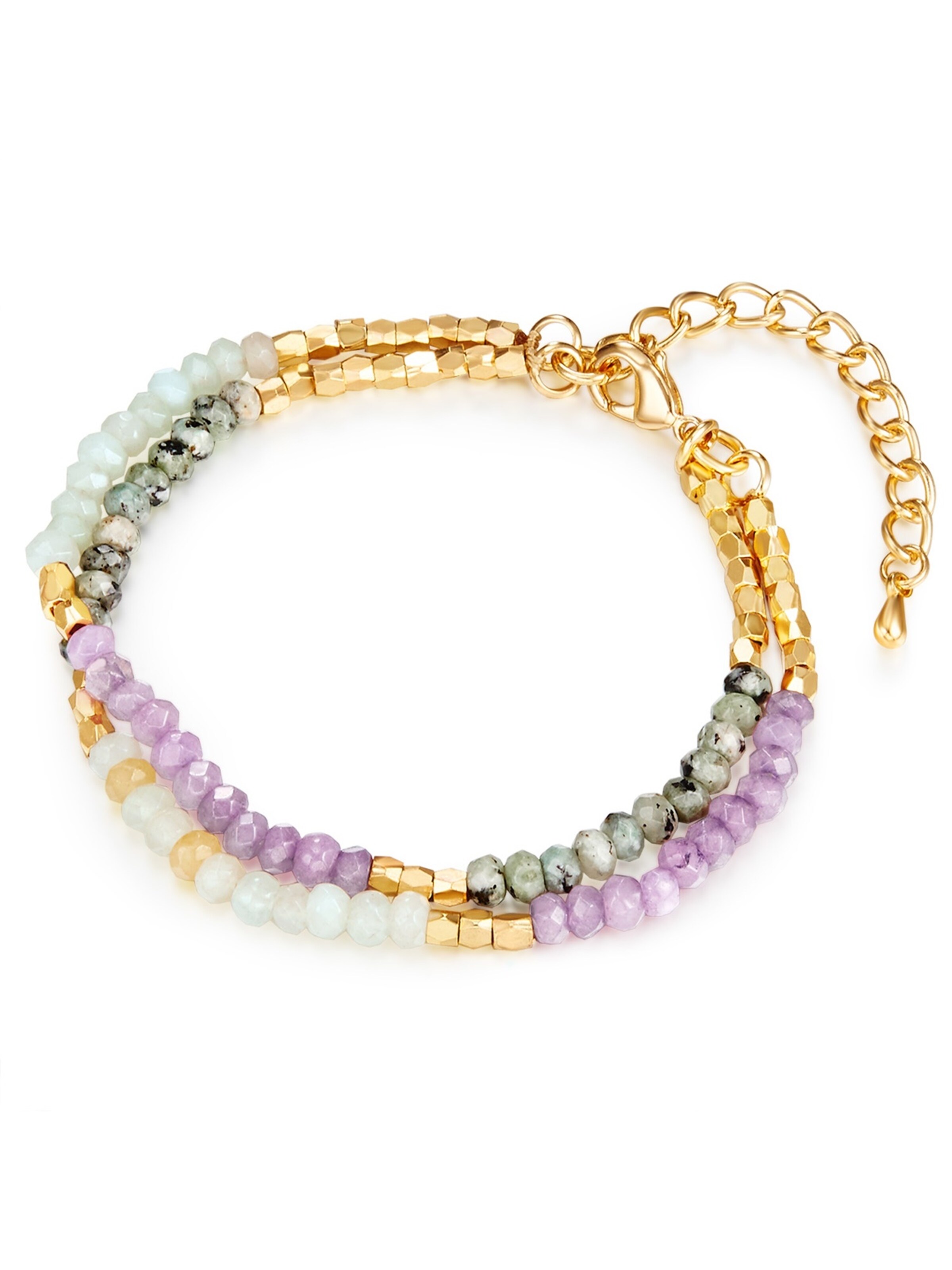 Braccialetto di Lulu & Jane in oro: frontale