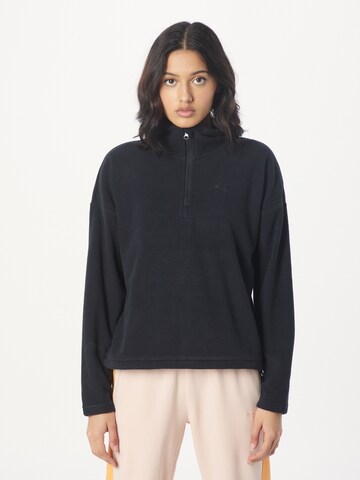 ROXY Athletic Sweater in Black: front