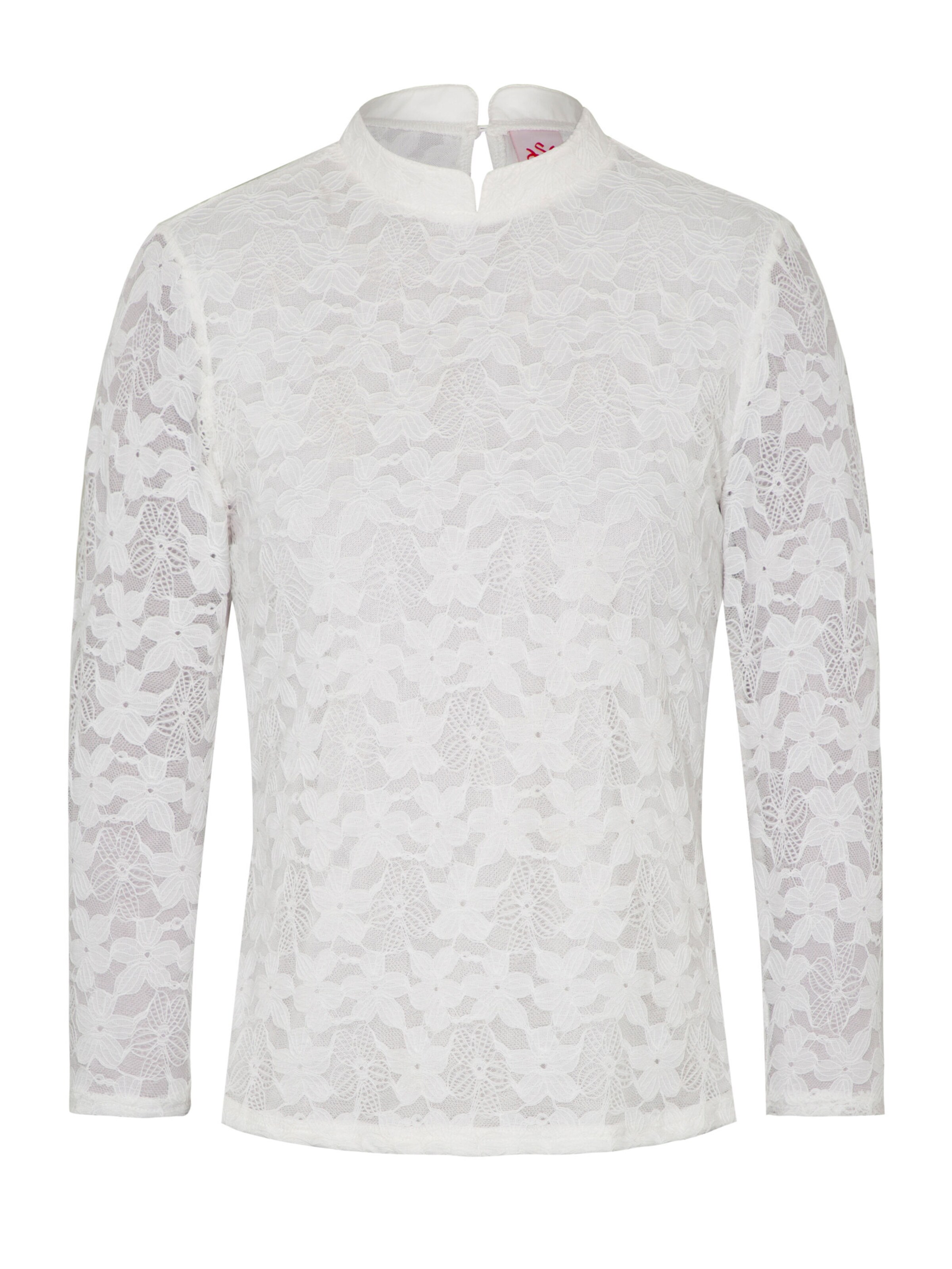 SPIETH & WENSKY Klederdracht blouse in Wit: voorkant