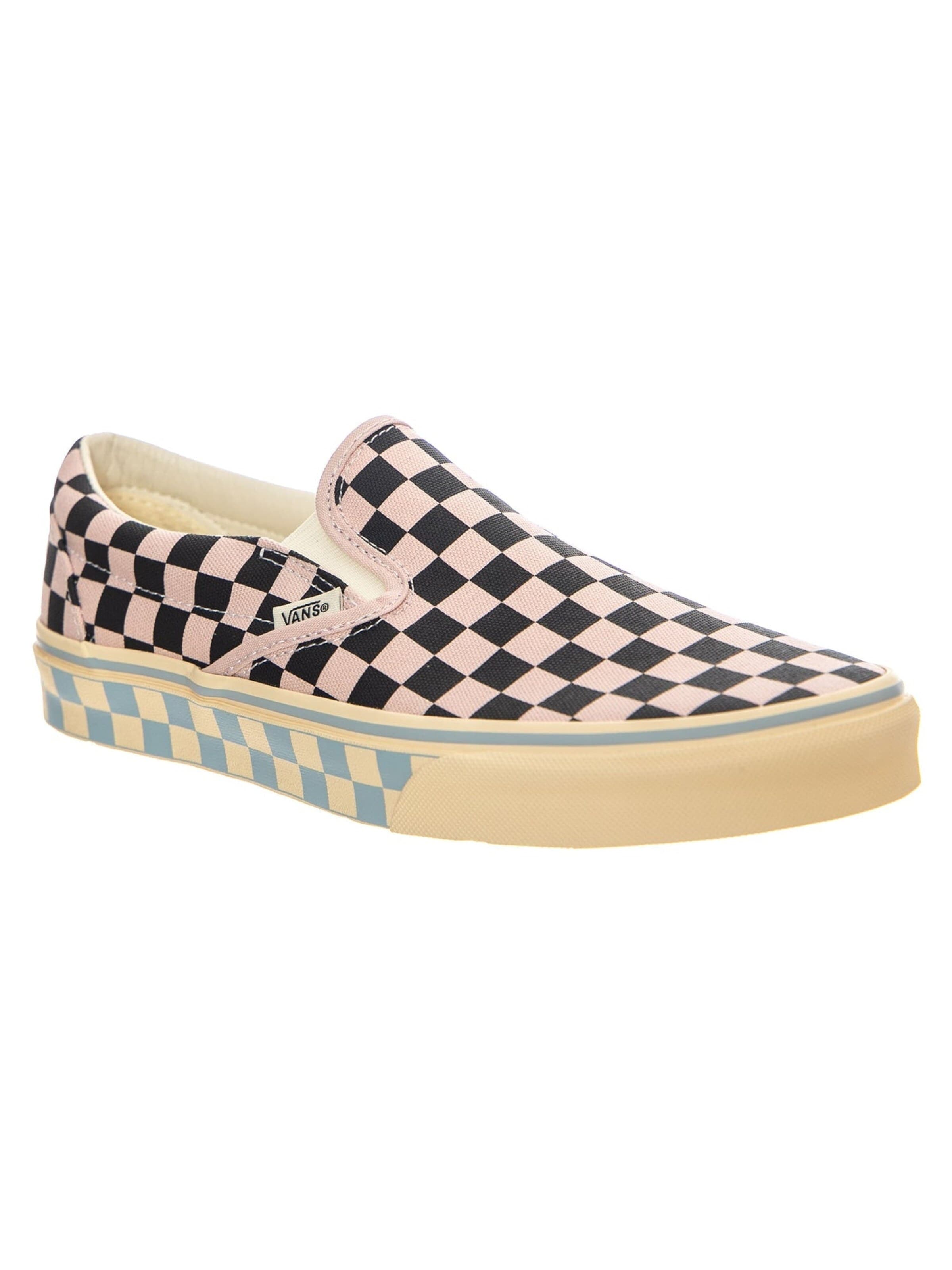VANS Trampki slip on 'CLASSIC SLIP-ON CHB D PALE PETAL PINK' w kolorze różowy: przód
