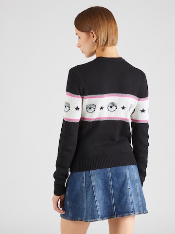 Chiara Ferragni Sweater 'MAXILOGOMANIA' in Black