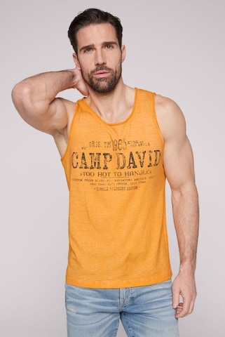 CAMP DAVID Shirt in Orange: predná strana