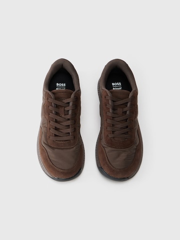 BOSS Sneakers laag 'Titanium' in Bruin