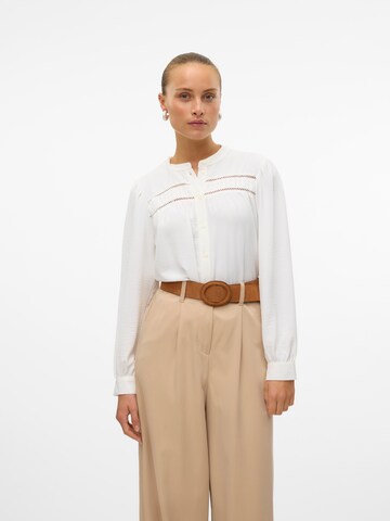 VERO MODA Bluse 'Emma' i hvid