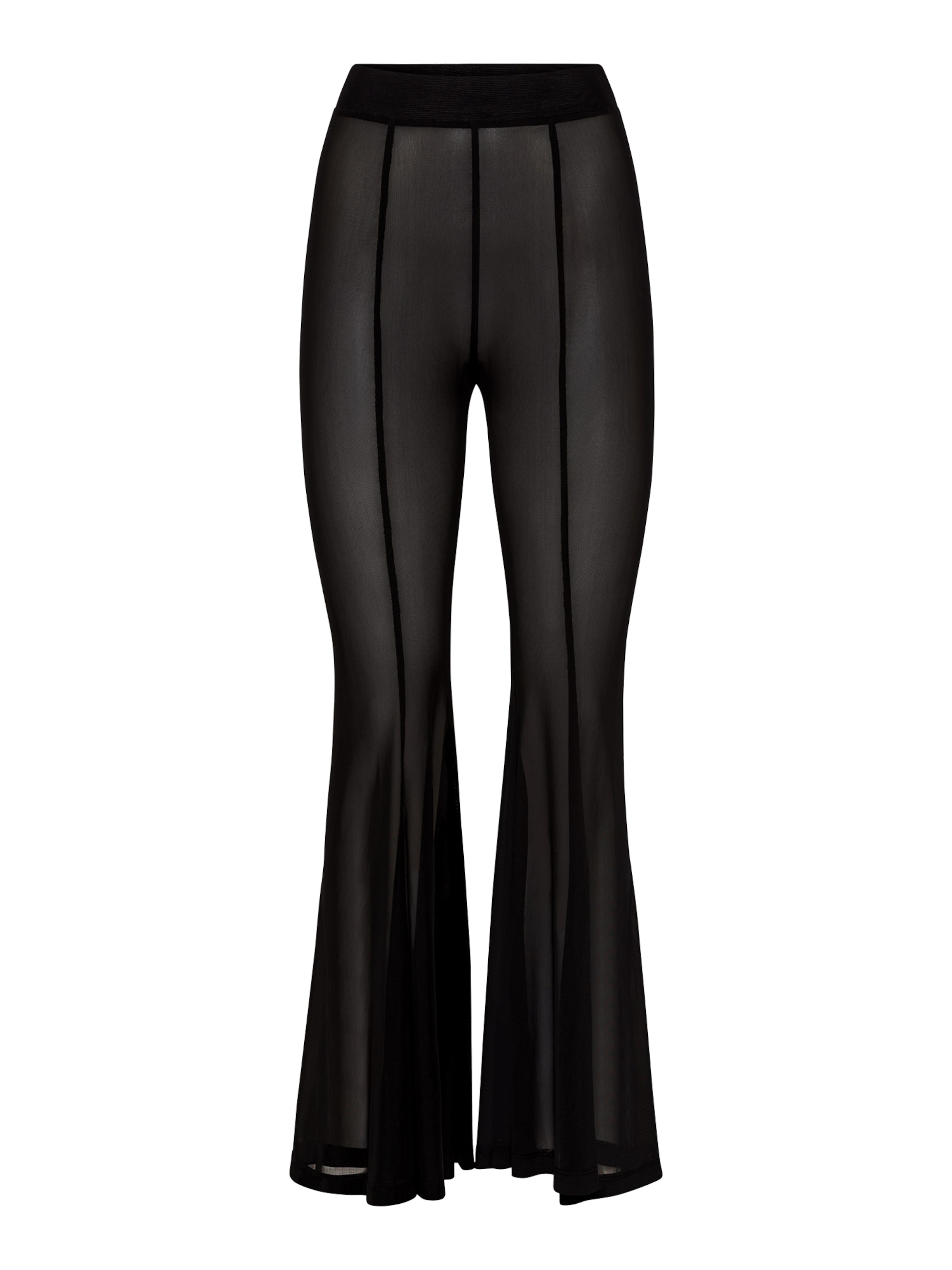 LSCN by LASCANA Rozšírený strih Nohavice - Čierna: predná strana