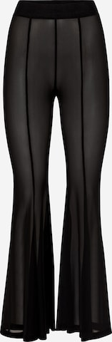 évasé Pantalon LSCN by LASCANA en noir : devant