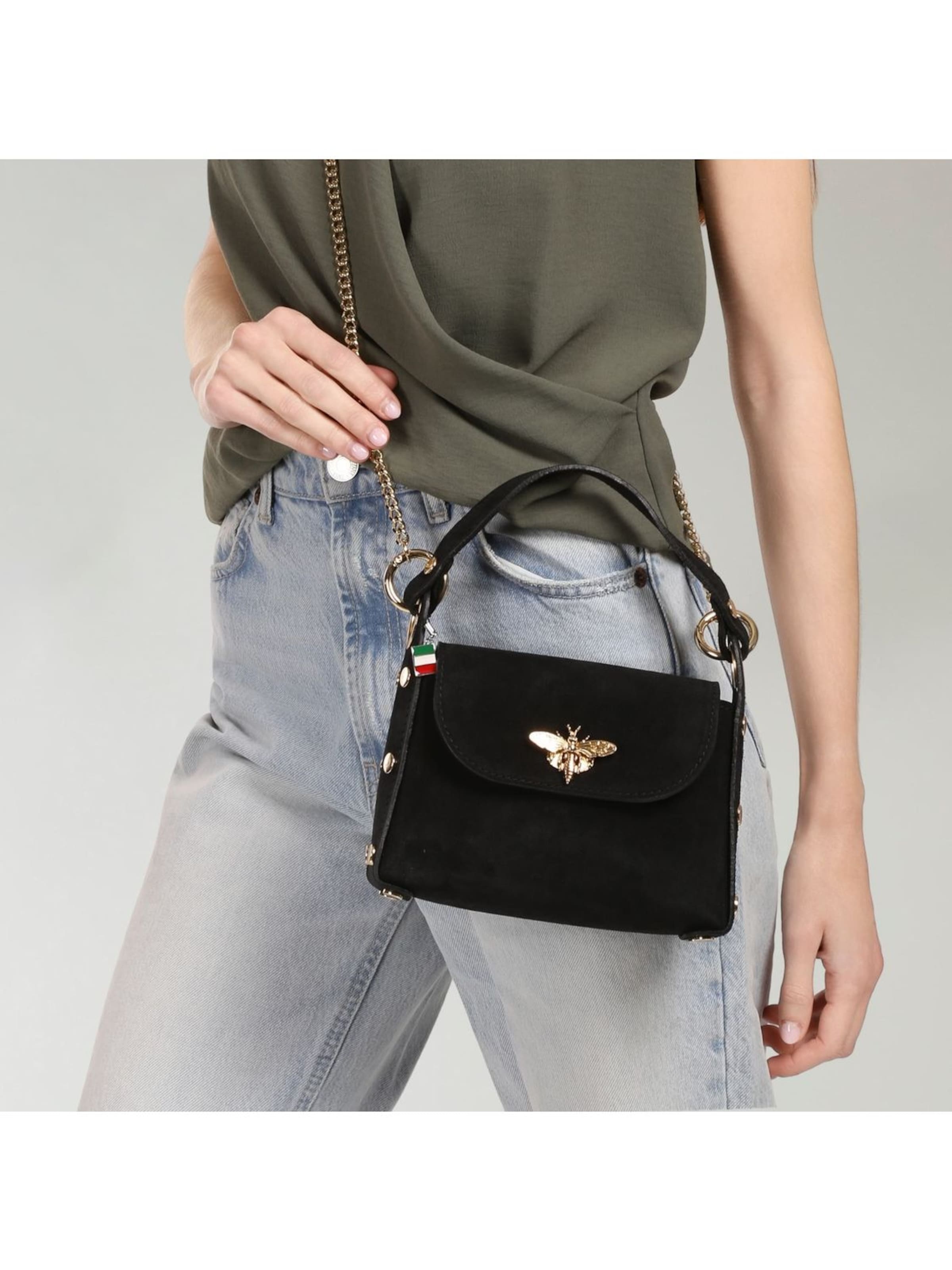 Florence Shoulder Bag in Black