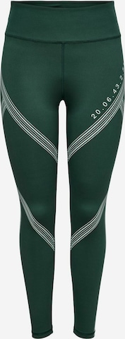 ONLY PLAY Skinny Workout Pants 'SHY' in Green