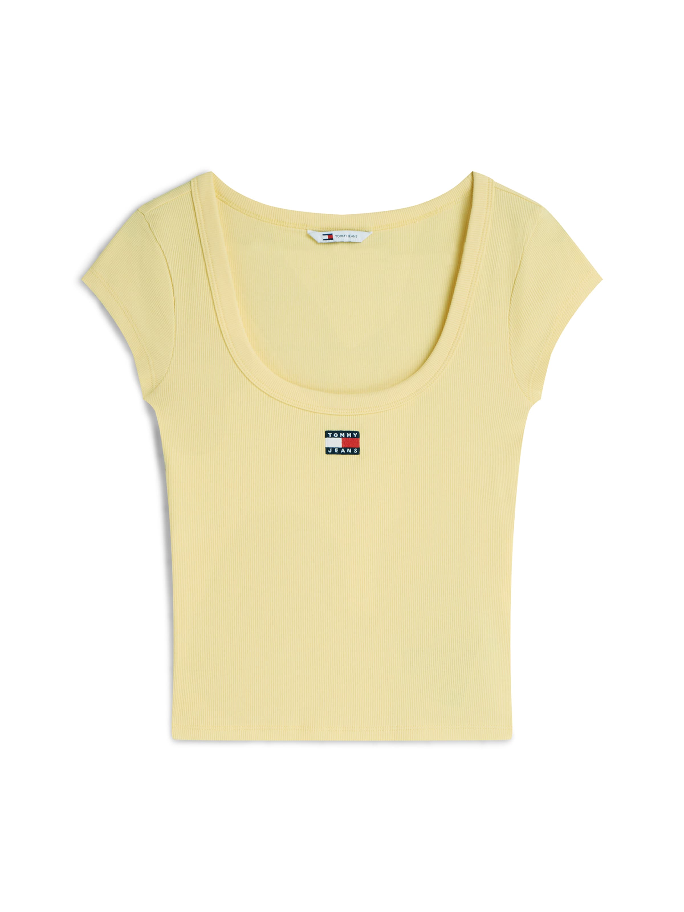 Maglietta di Tommy Jeans in giallo: frontale