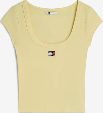 Maglietta di Tommy Jeans in giallo: frontale