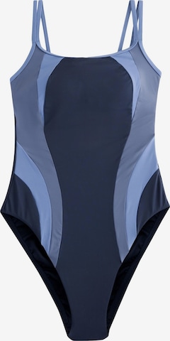 mėlyna Next Biustjė Maudymosi kostiumėlis 'Active Scoop': priekis