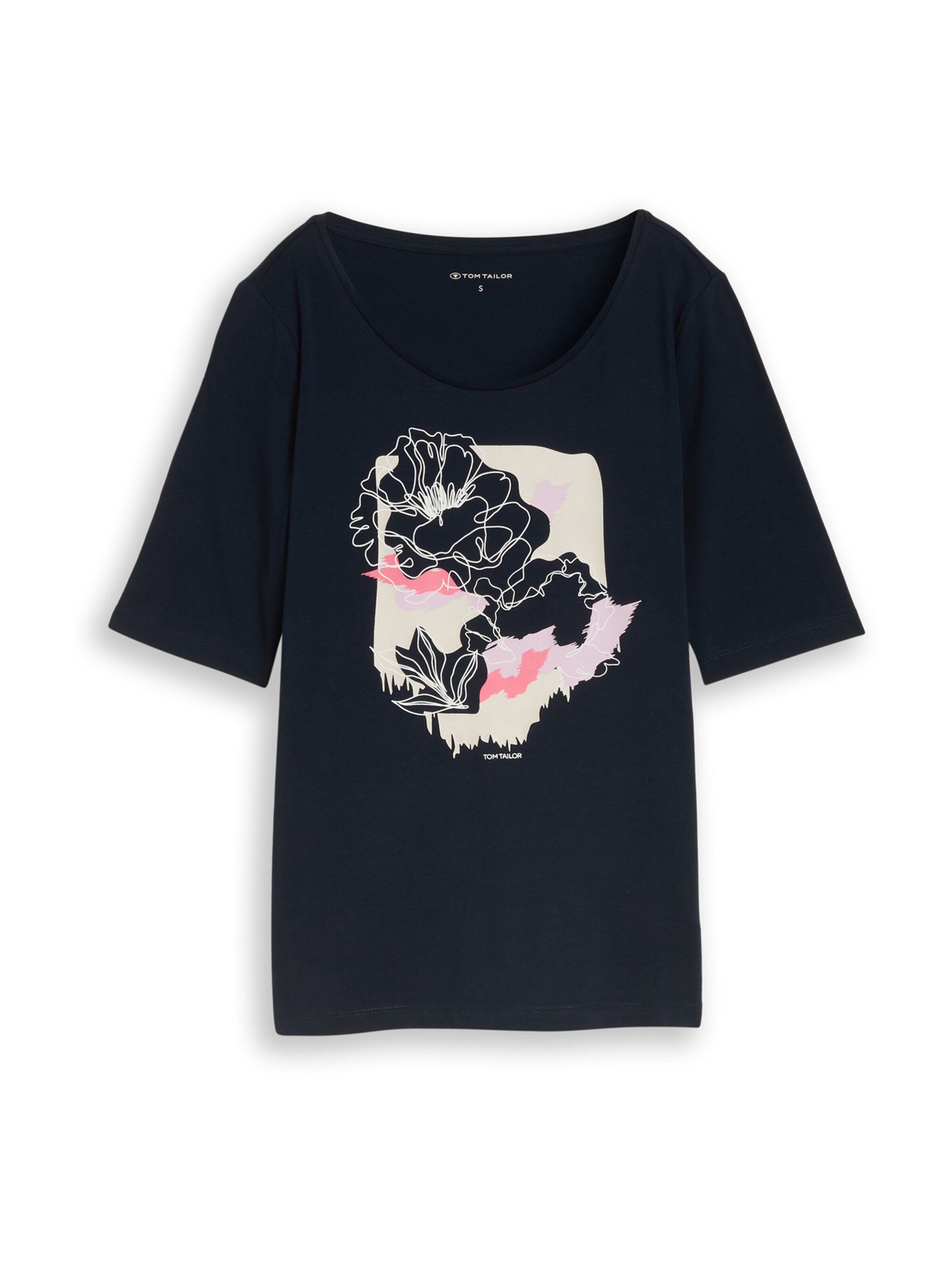 TOM TAILOR Shirt in Blue: front