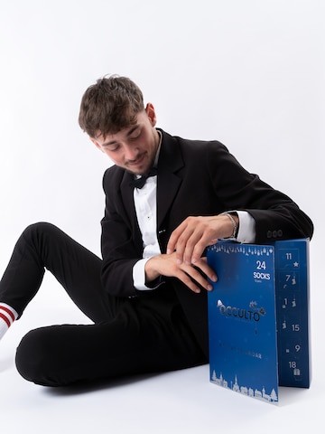 Occulto Sports socks 'Adventskalender' in Blue: front