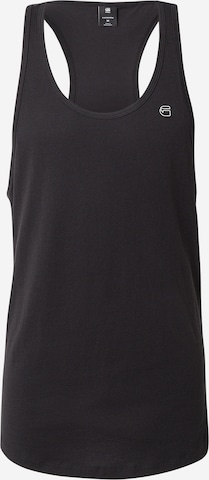 G-STAR Majica | črna barva: sprednja stran