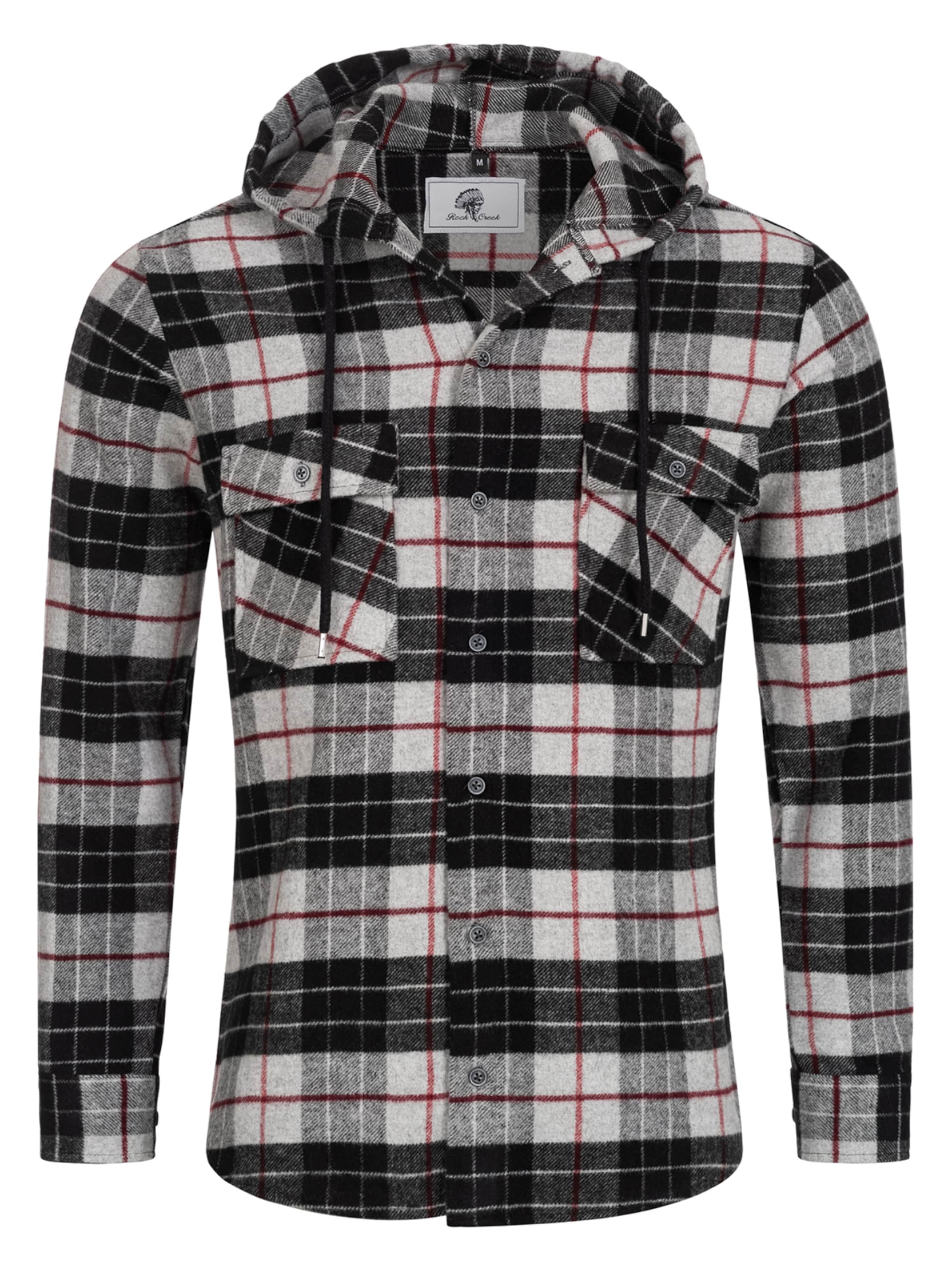 Rock Creek Hemd in Grau: Vorderseite