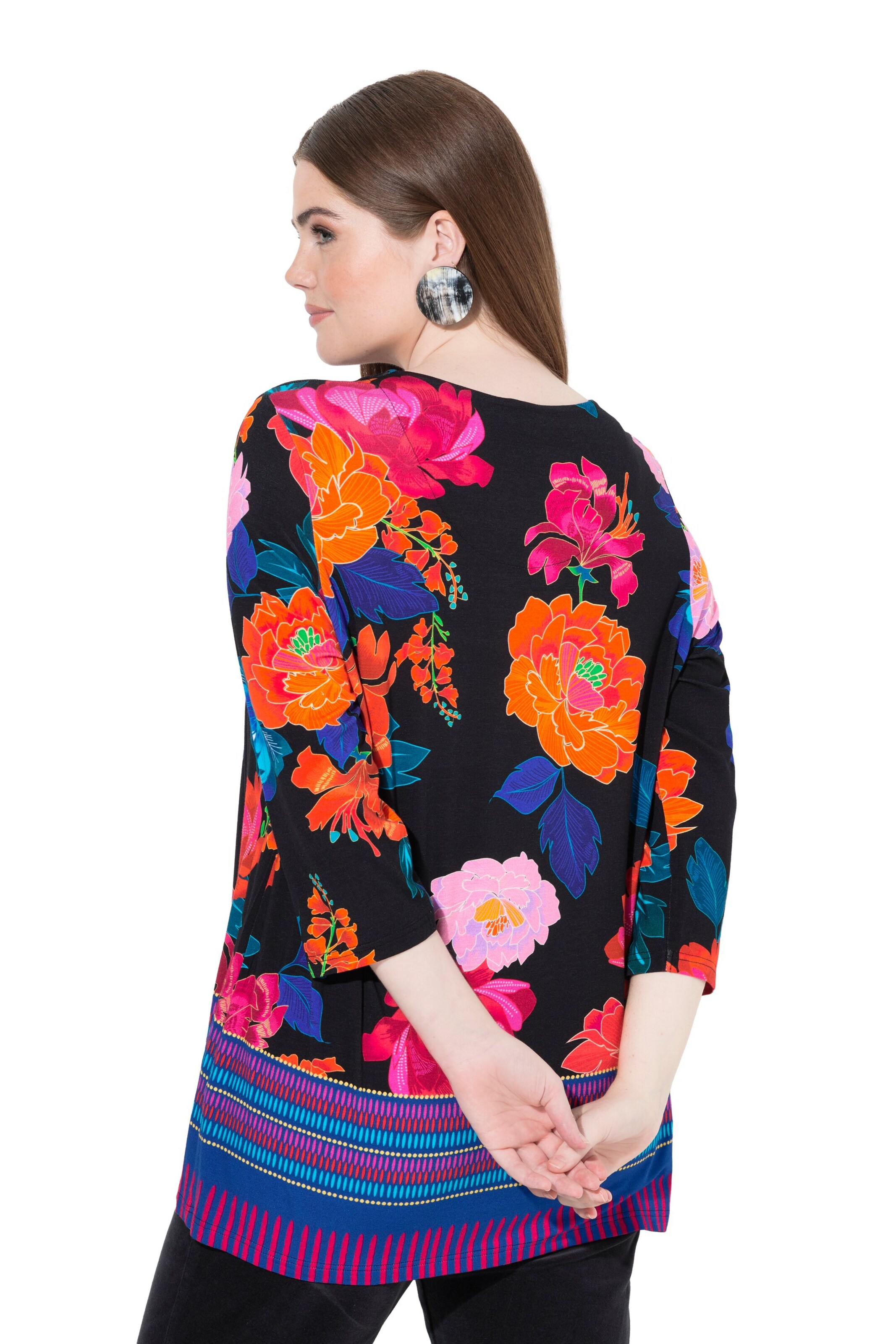 T-shirt Ulla Popken en mélange de couleurs