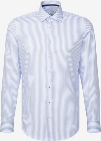 Coupe slim Chemise business SEIDENSTICKER en bleu : devant