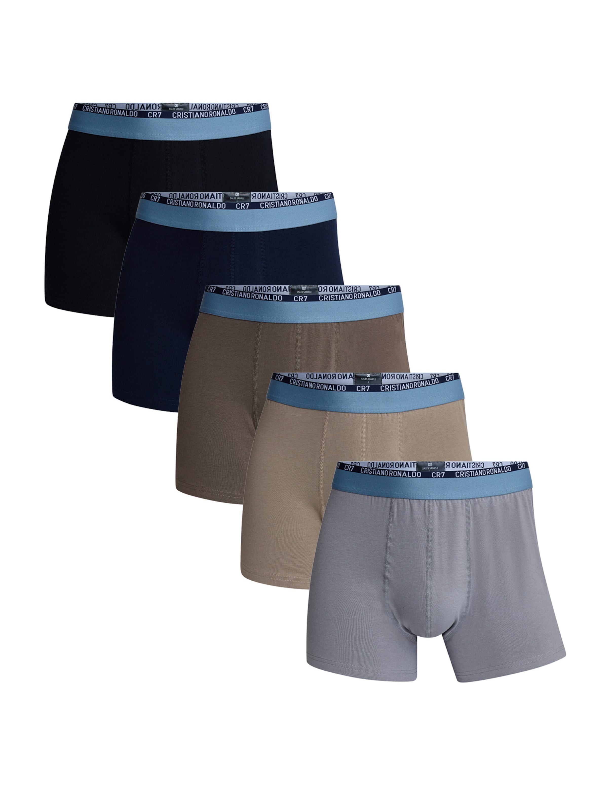 CR7 - Cristiano Ronaldo - Calzoncillo boxer ' Basic Trunk Organic ' en Mezcla de colores: frente