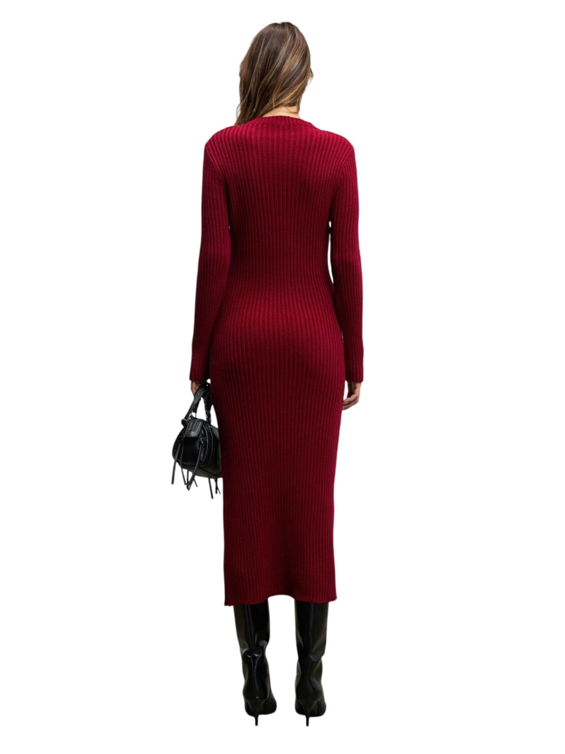 Grimelange Knit dress in Red