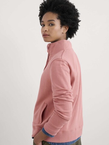 Seasalt Cornwall Sweatshirt 'Greenshank' in Roze