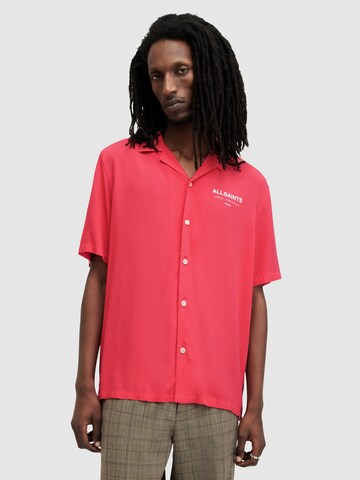 AllSaints - Regular Fit Camisa 'UNDERGROUND' em rosa