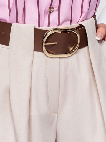 Ombre Wide leg Trousers in Beige