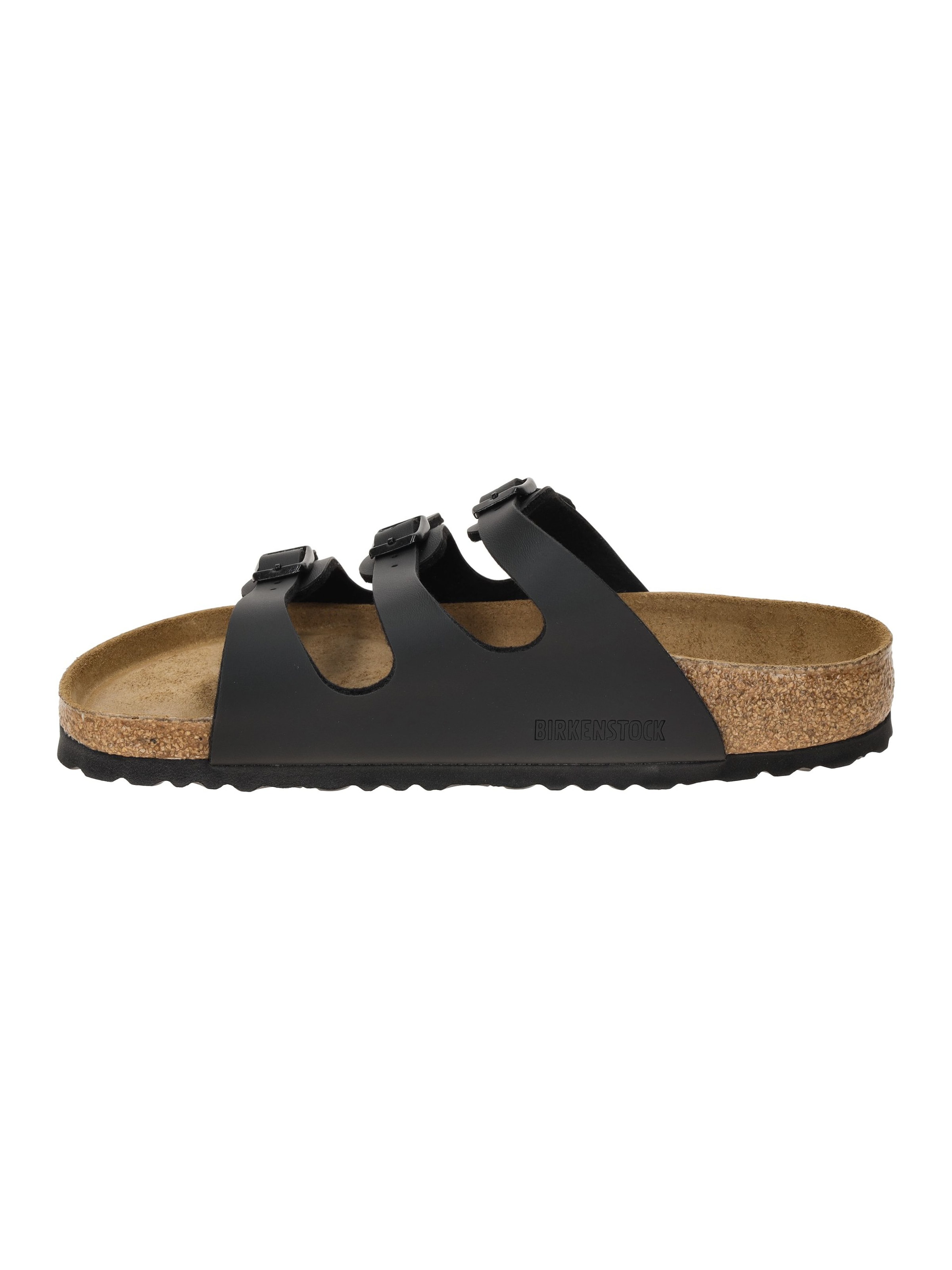BIRKENSTOCK Pantolette 'Birkenstock Florida 53011' in Schwarz
