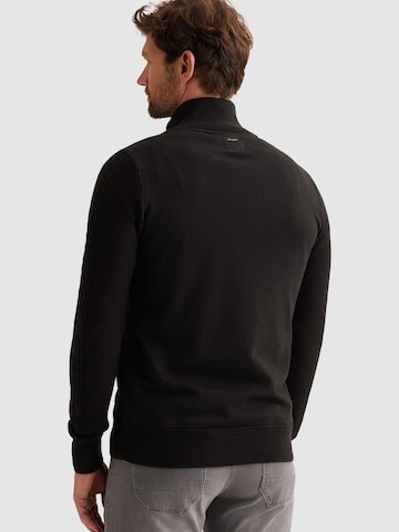PME Legend Trui 'Pullover with half zipper' in Zwart