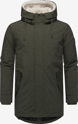 Cappotto invernale di Ragwear in verde: frontale