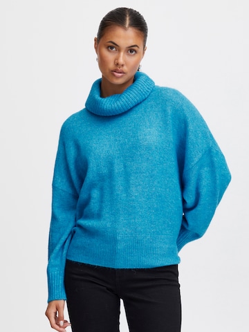 ICHI Sweater 'KAMARA' in Blue: front