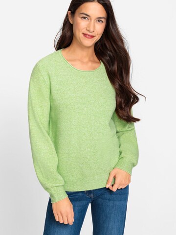 Olsen Sweater 'Henny' in Green: front