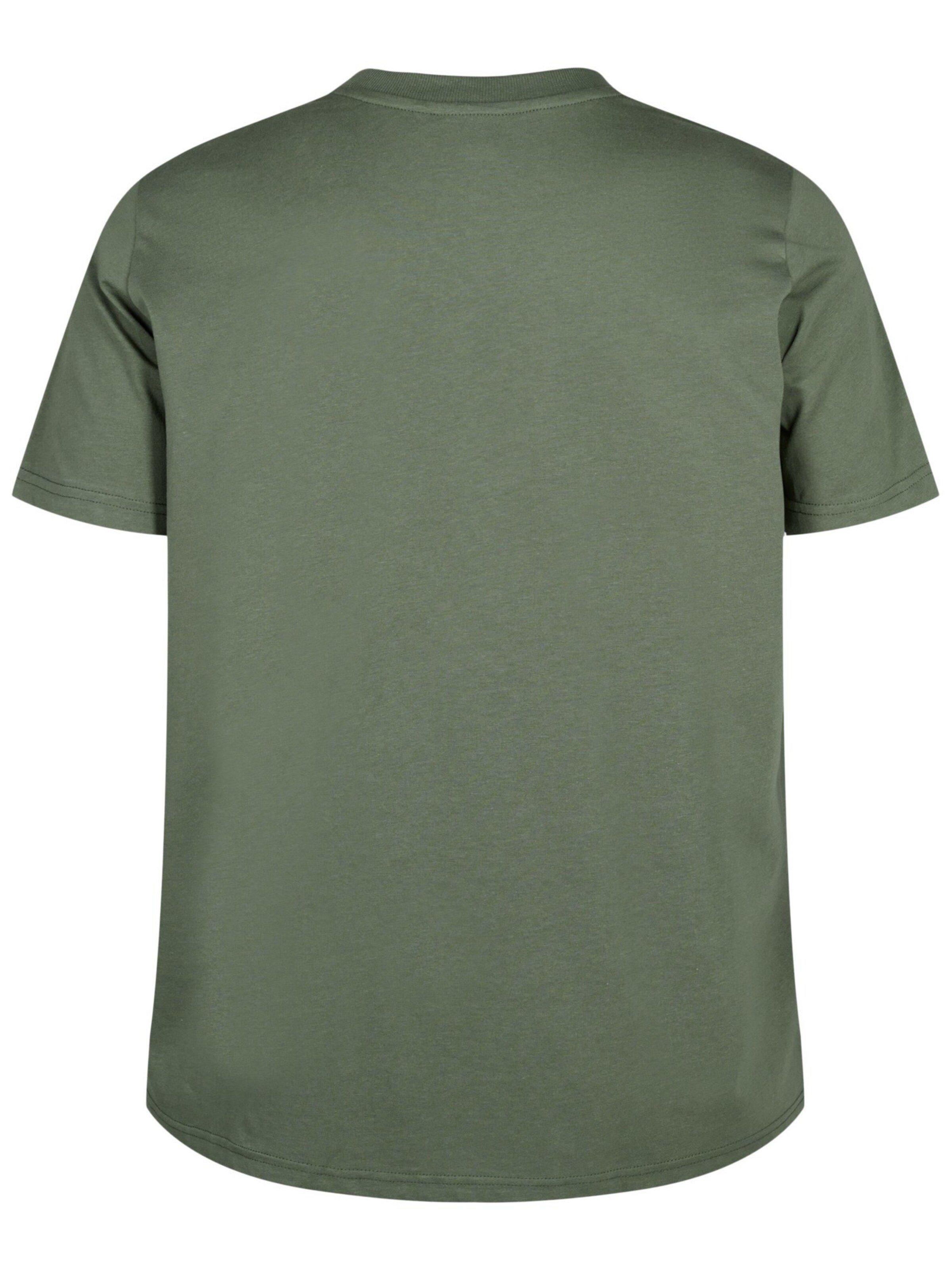 Zizzi Koszulka 'CHARLIN' w kolorze zielony