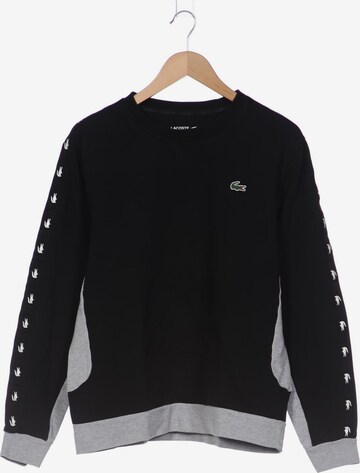 Lacoste Sport Sweatshirt & Zip-Up Hoodie in L in Black: front