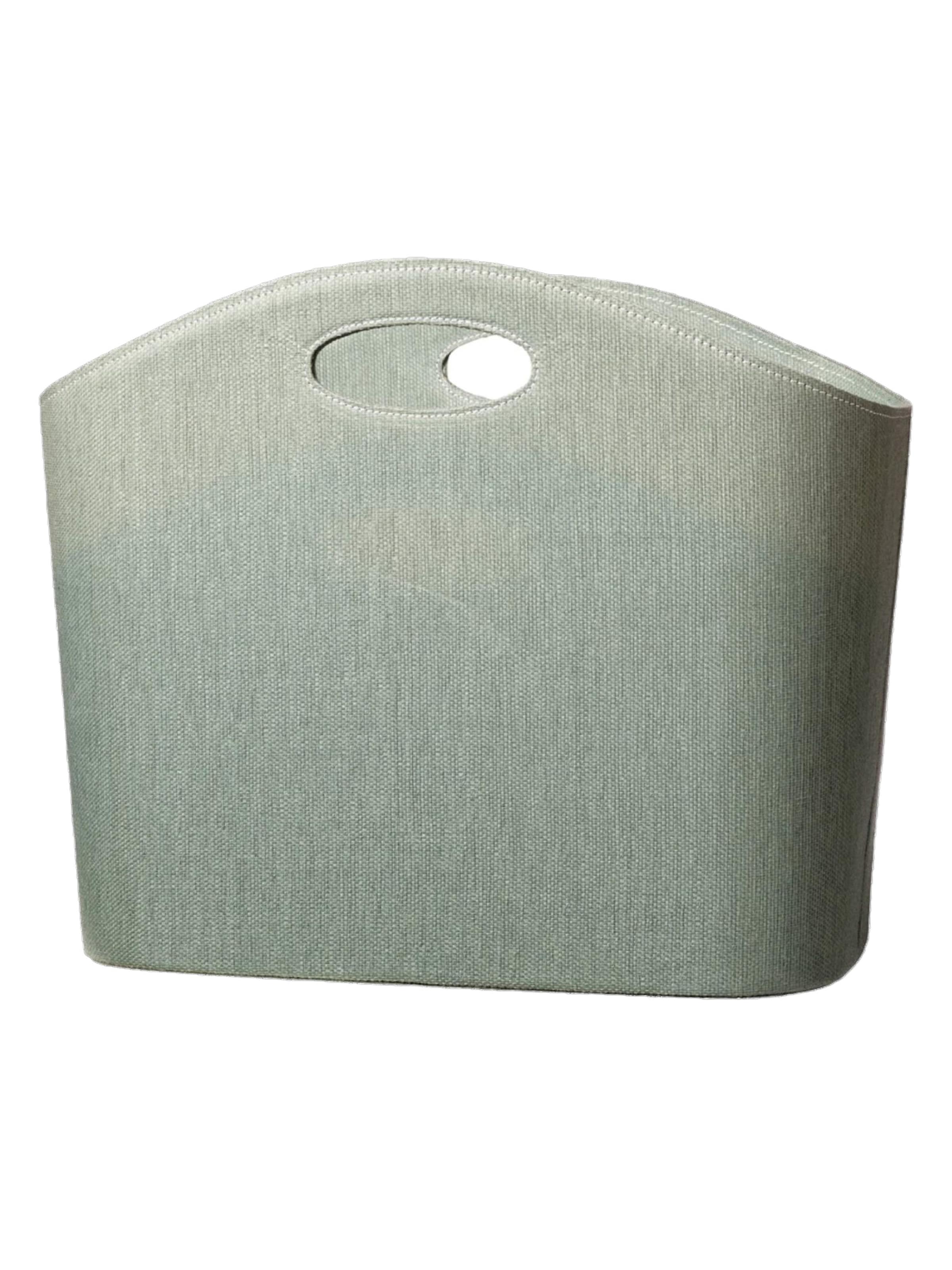 cinas Aufbewahrungskorb 'Classic' in Grün: Vorderseite