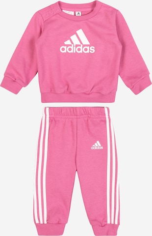 ADIDAS SPORTSWEAR Trainingspak 'French Terry' in Roze: voorkant