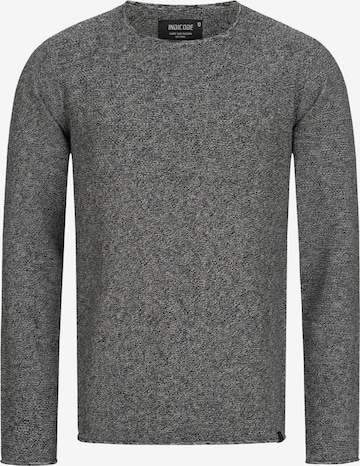 INDICODE JEANS Sweater 'Loakim' in Grey: front