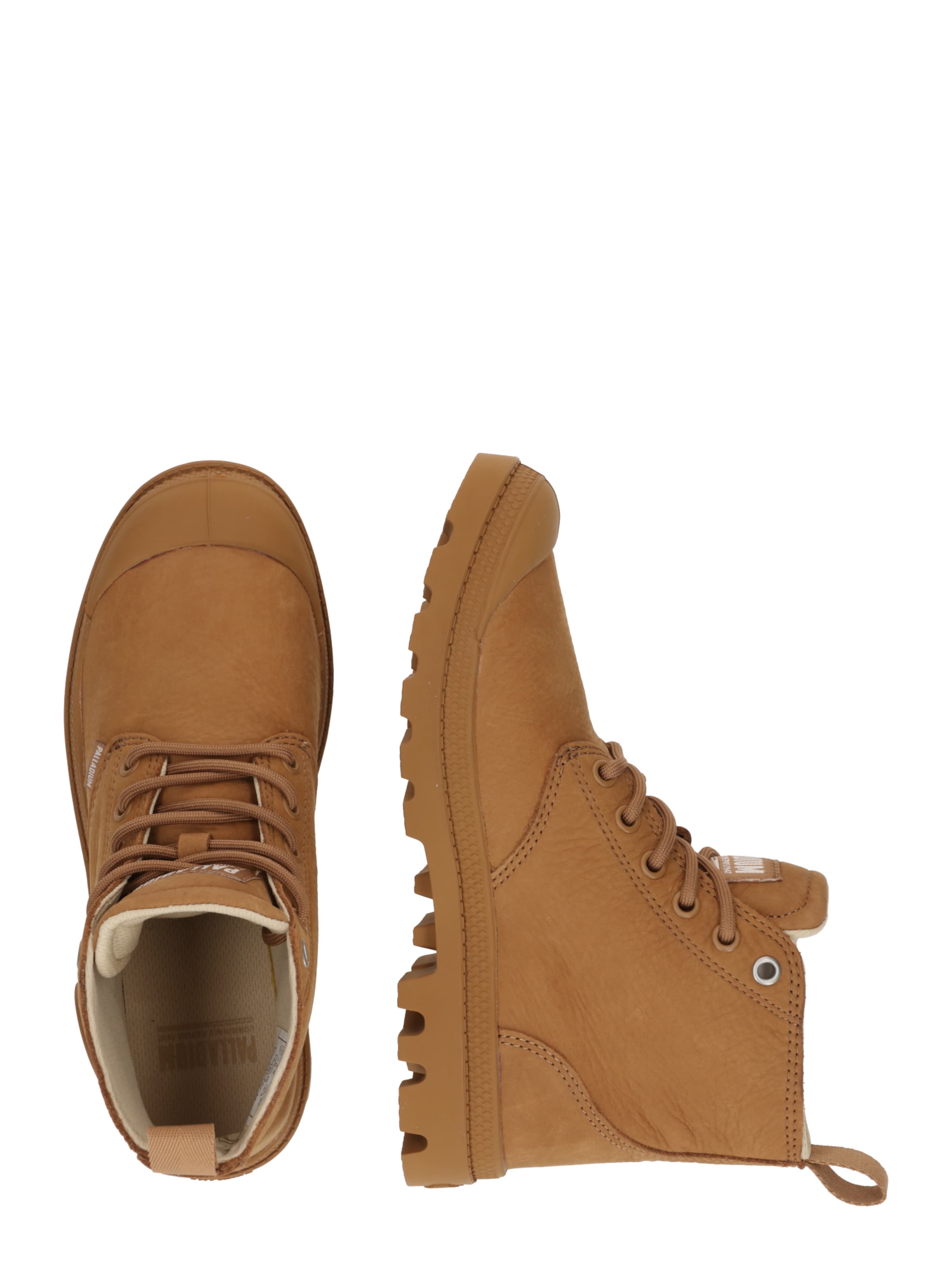 Palladium Šnurovacie členkové čižmy 'PAMPA' - Hnedá