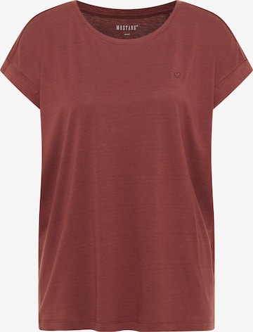 MUSTANG Shirt 'Lesley' in Rot: Vorderseite