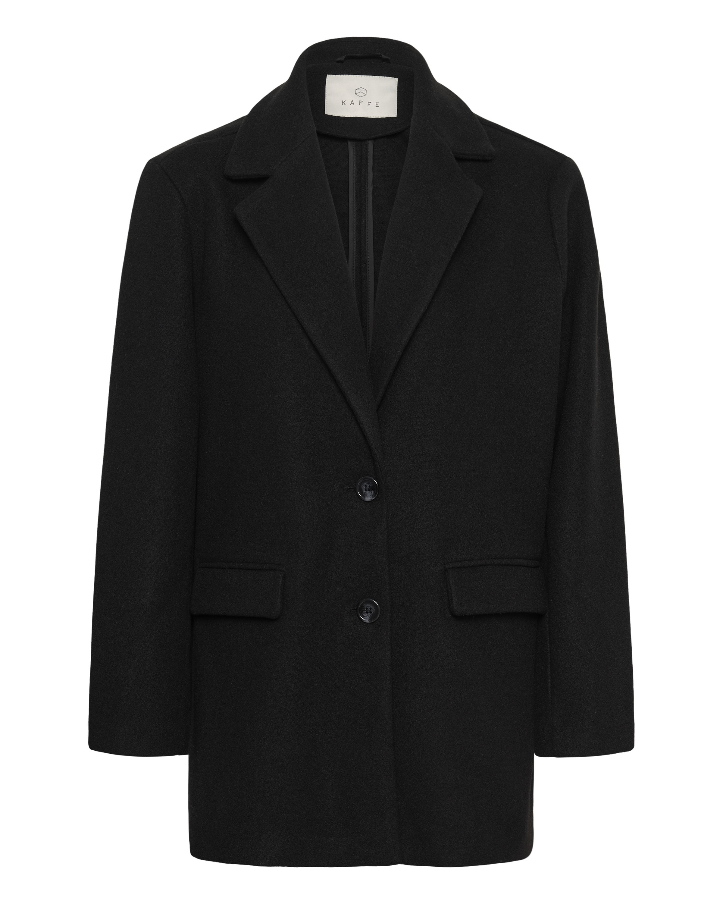 Manteau mi-saison 'KAsaturn' Kaffe en noir : devant
